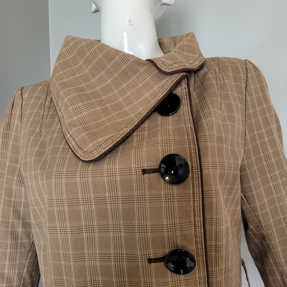 Soia + Kyo Plaid Jacket, GUC, Size M - Picture 2 of 9